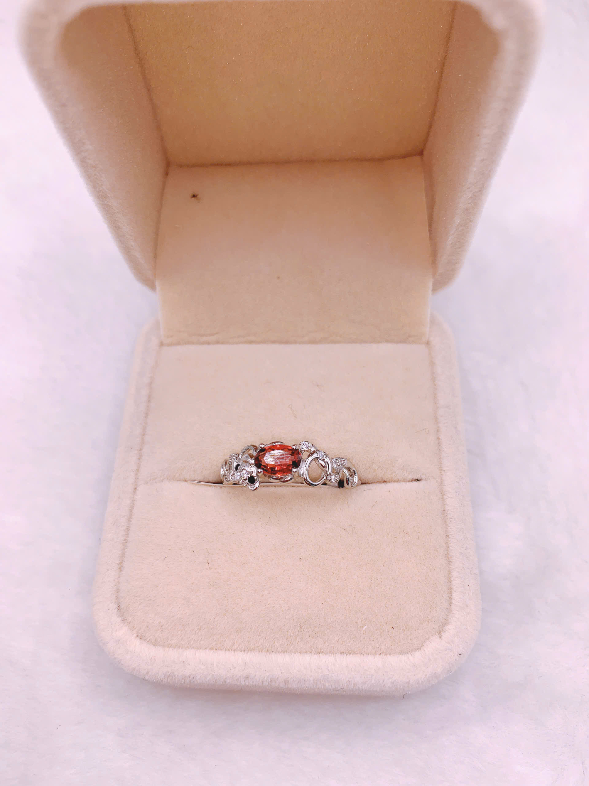 Nhẫn Đá Garnet Bạc 925 - RGN136