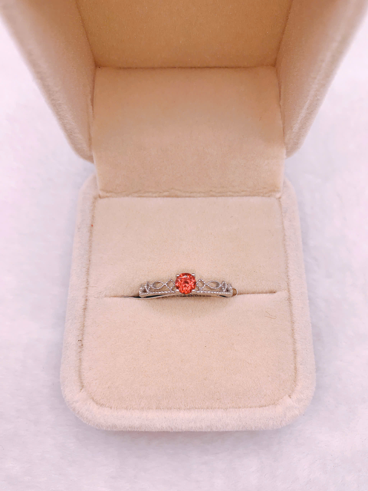 Nhẫn Đá Garnet Bạc 925 - RGN138