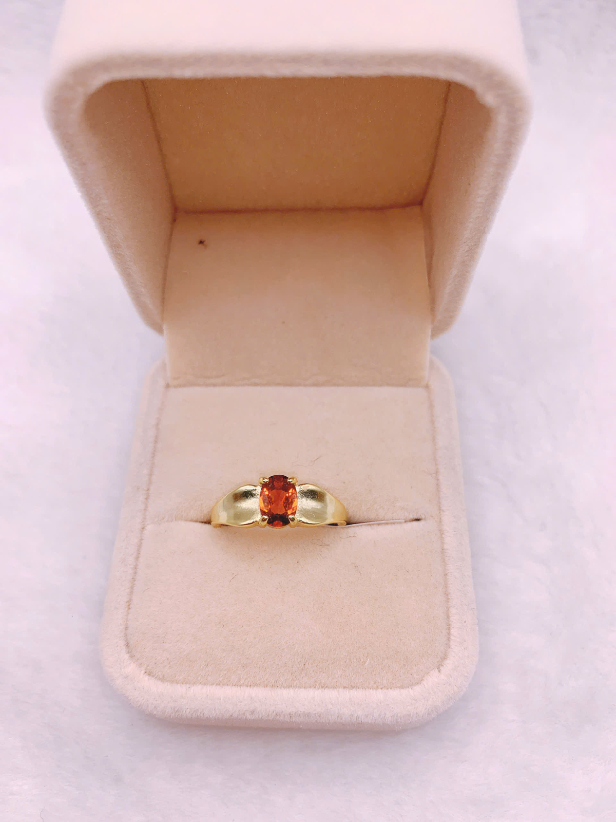 Nhẫn Đá Garnet Bạc 925 - RGN74