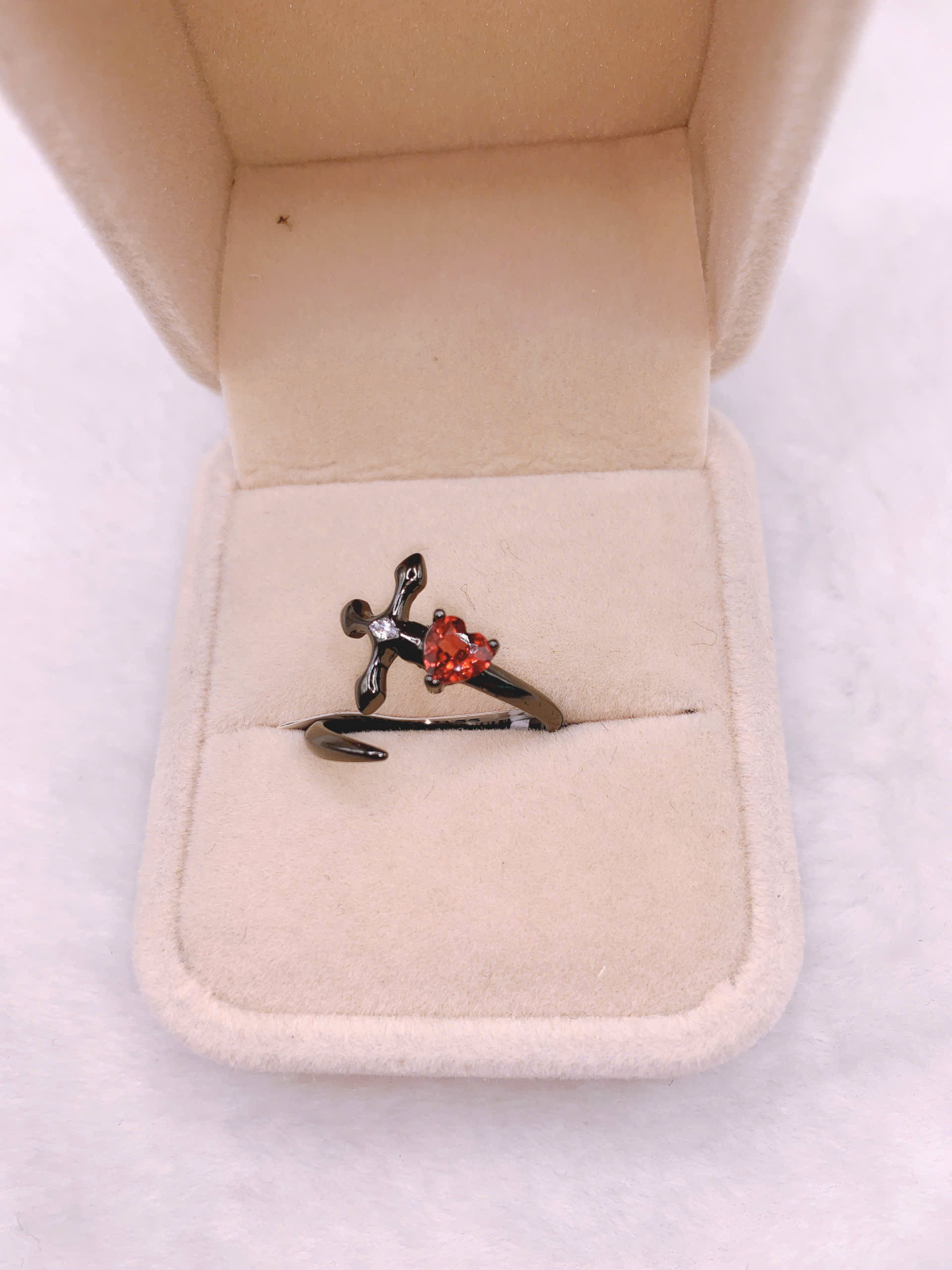 Nhẫn Đá Garnet Bạc 925 - RGN155