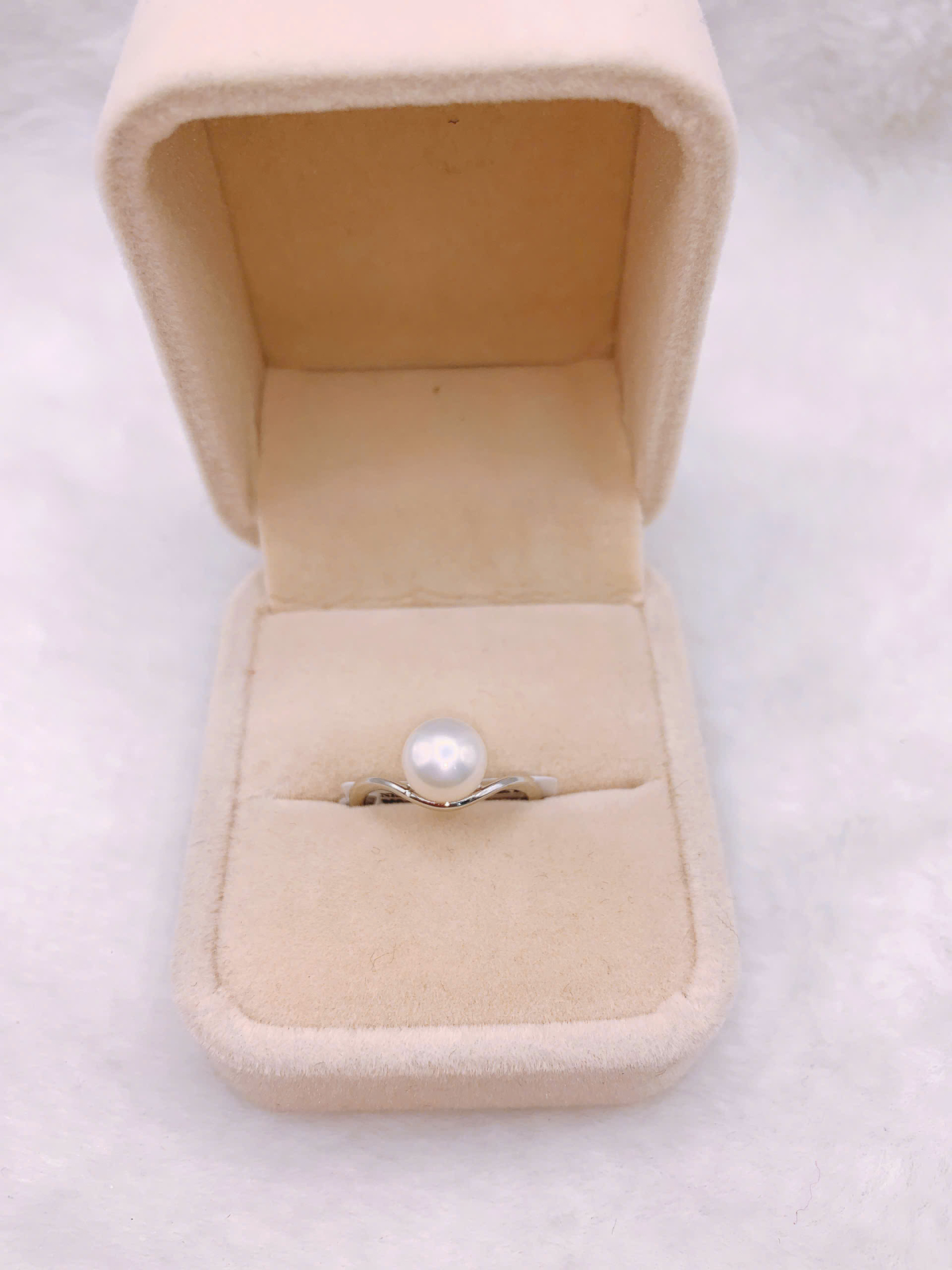 Nhẫn Ngọc Trai Bạc 925-GP035