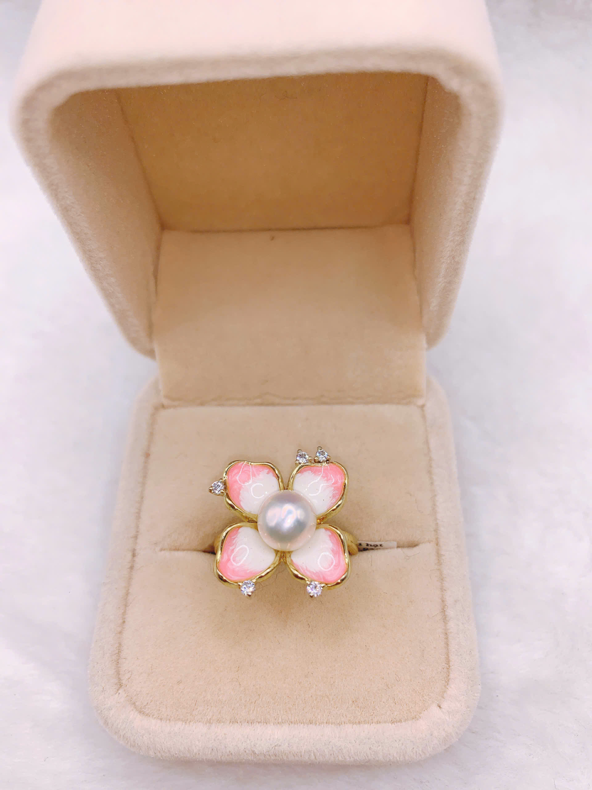 Nhẫn Ngọc Trai Bạc 925-FW034