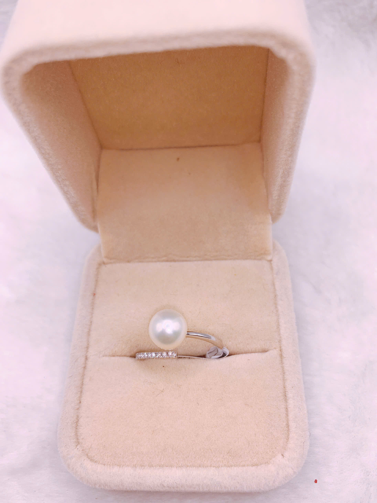 Nhẫn Ngọc Trai Bạc 925-GP284