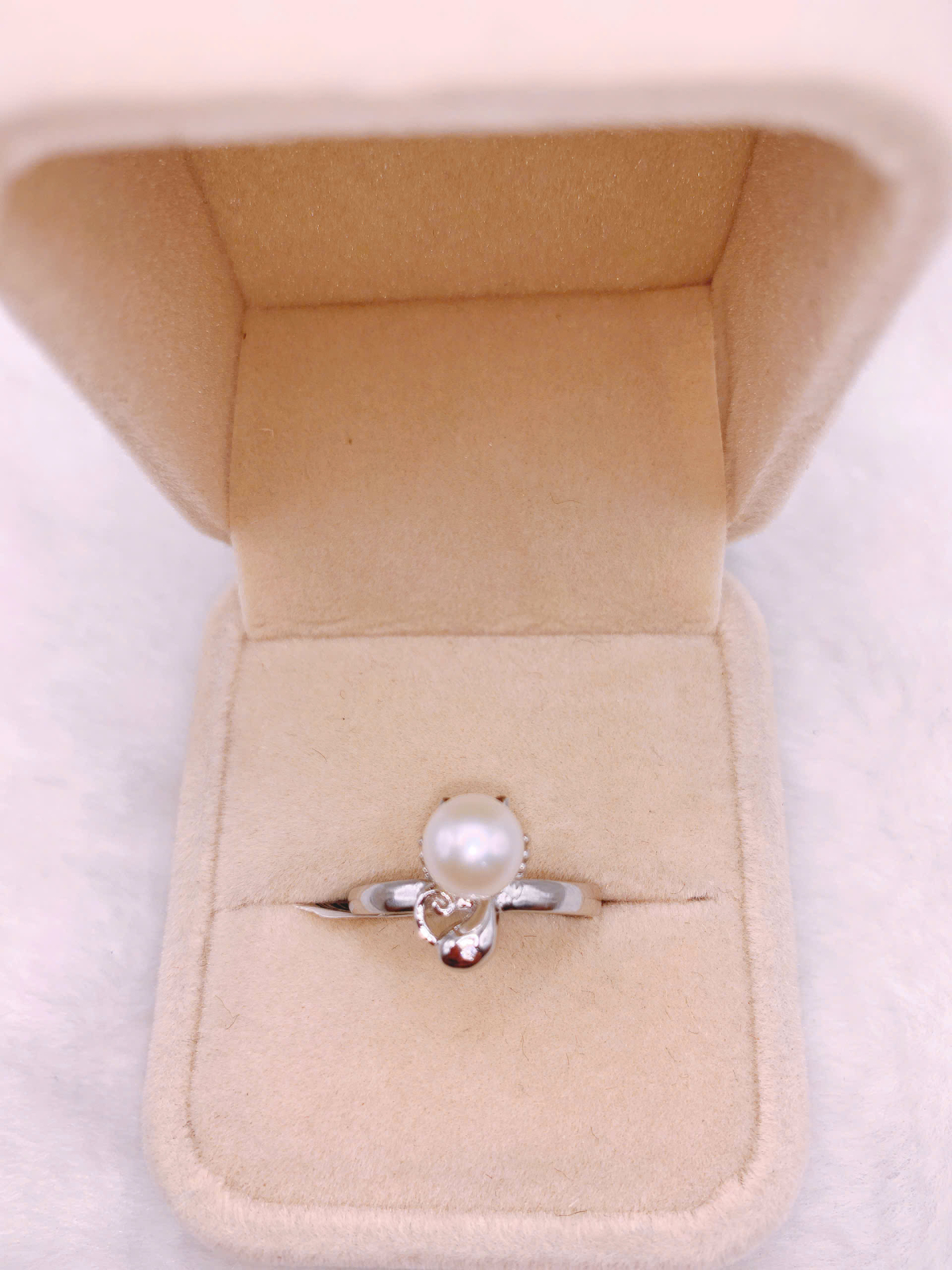 Nhẫn Ngọc Trai Bạc 925-GP691