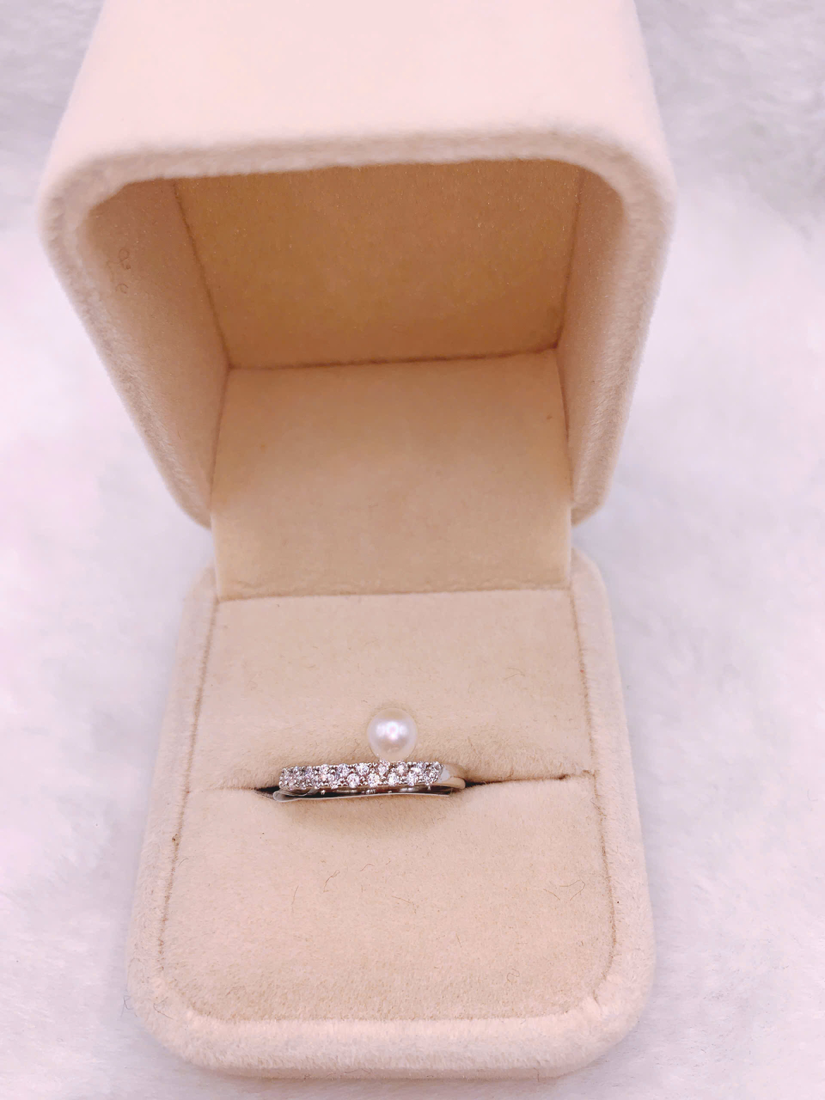 Nhẫn Ngọc Trai Bạc 925-GP553