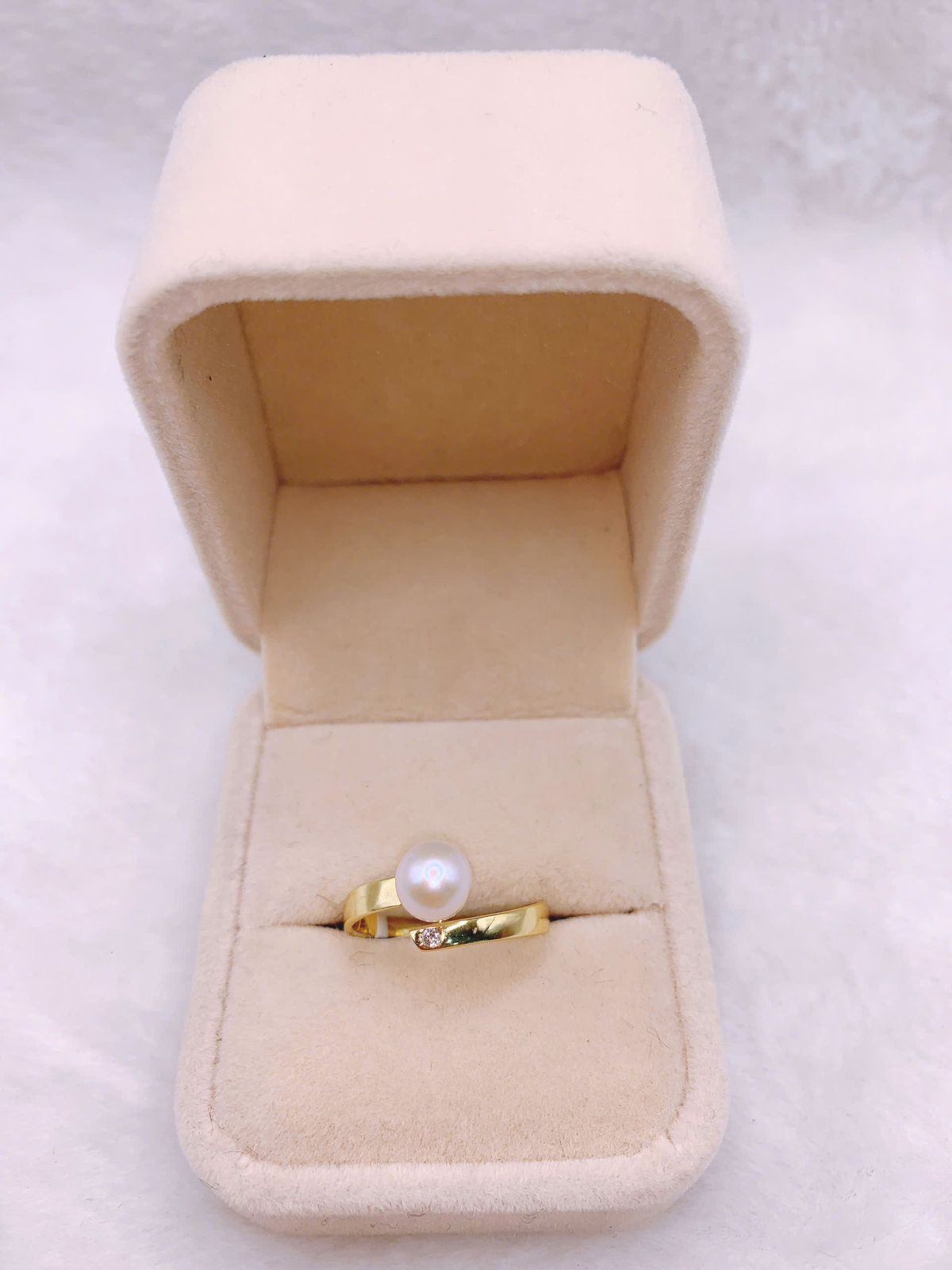 Nhẫn Ngọc Trai Bạc 925-FW096