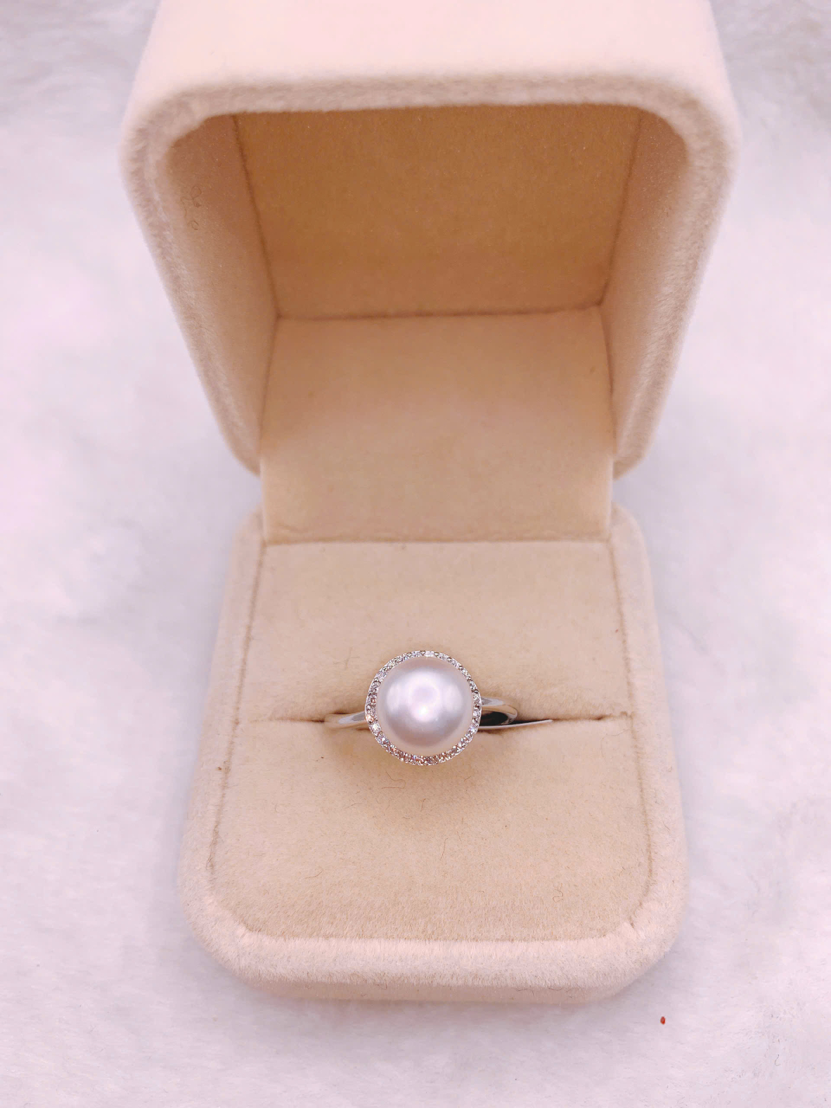 Nhẫn Ngọc Trai Bạc 925-GP930