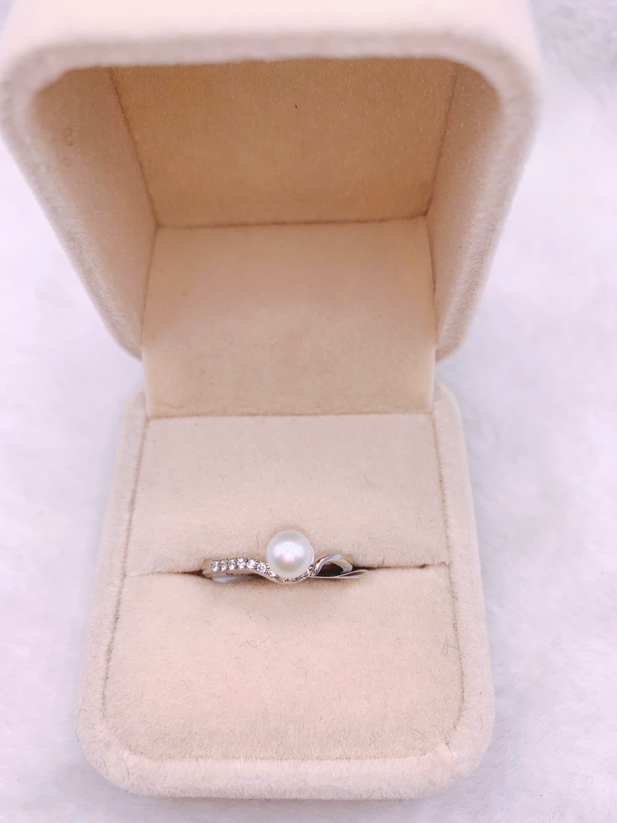 Nhẫn Ngọc Trai Bạc 925-GP679