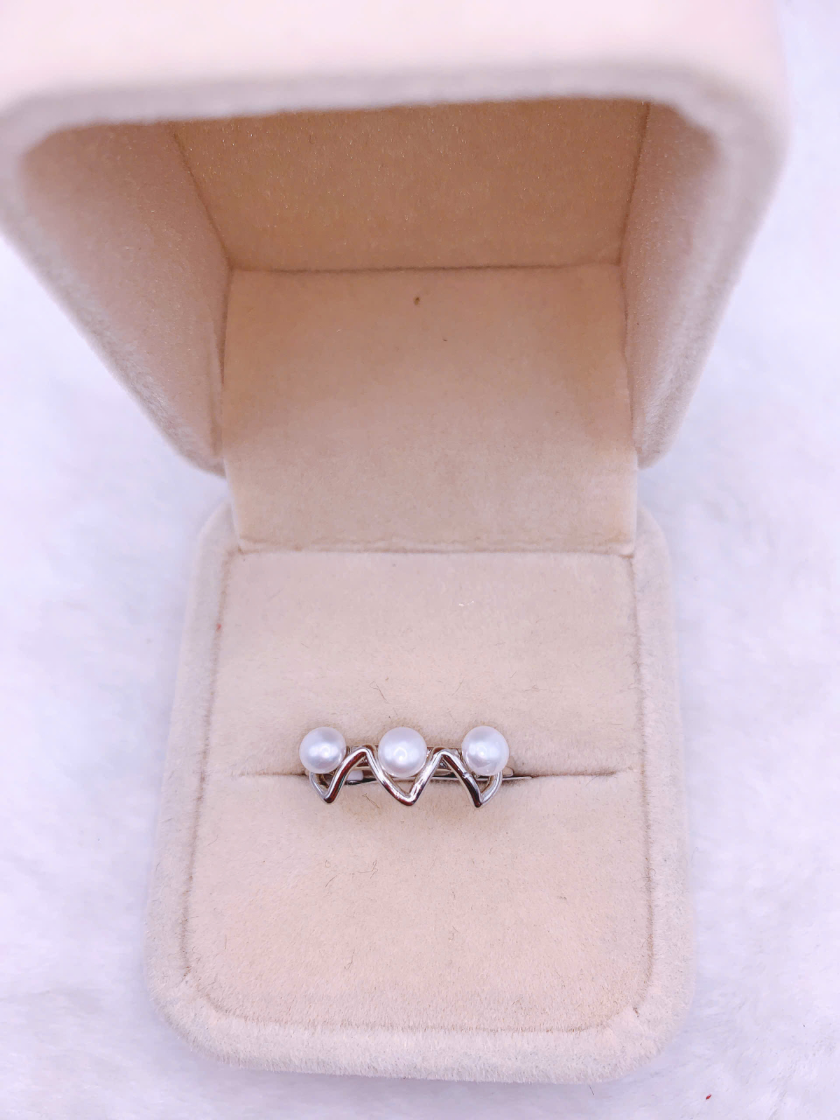 Nhẫn Ngọc Trai Bạc 925-FW092