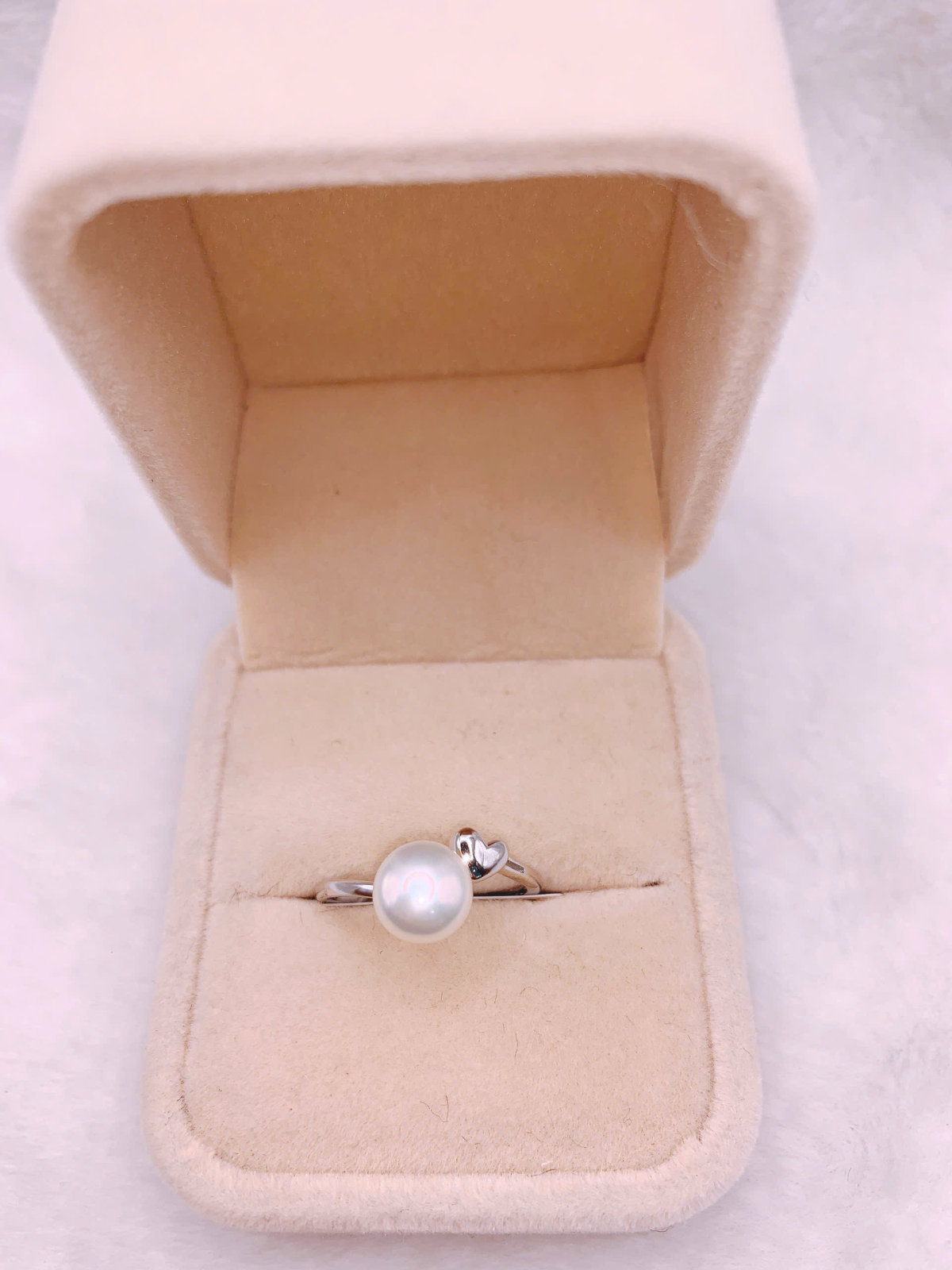 Nhẫn Ngọc Trai Bạc 925-GP285