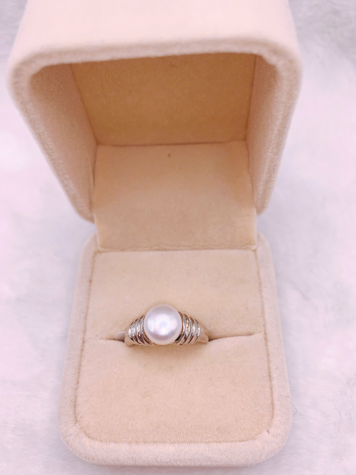 Nhẫn Ngọc Trai Bạc 925-GP024