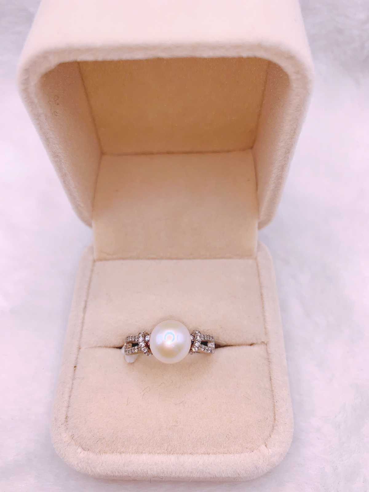 Nhẫn Ngọc Trai Bạc 925-FW010