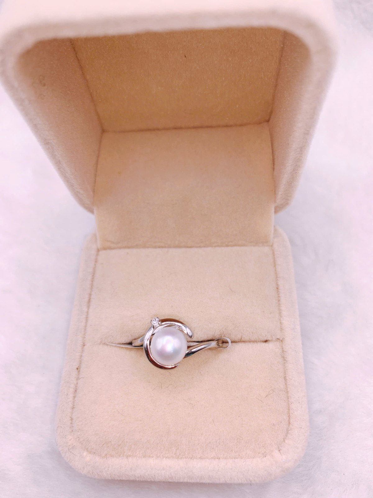 Nhẫn Ngọc Trai Bạc 925-GP359