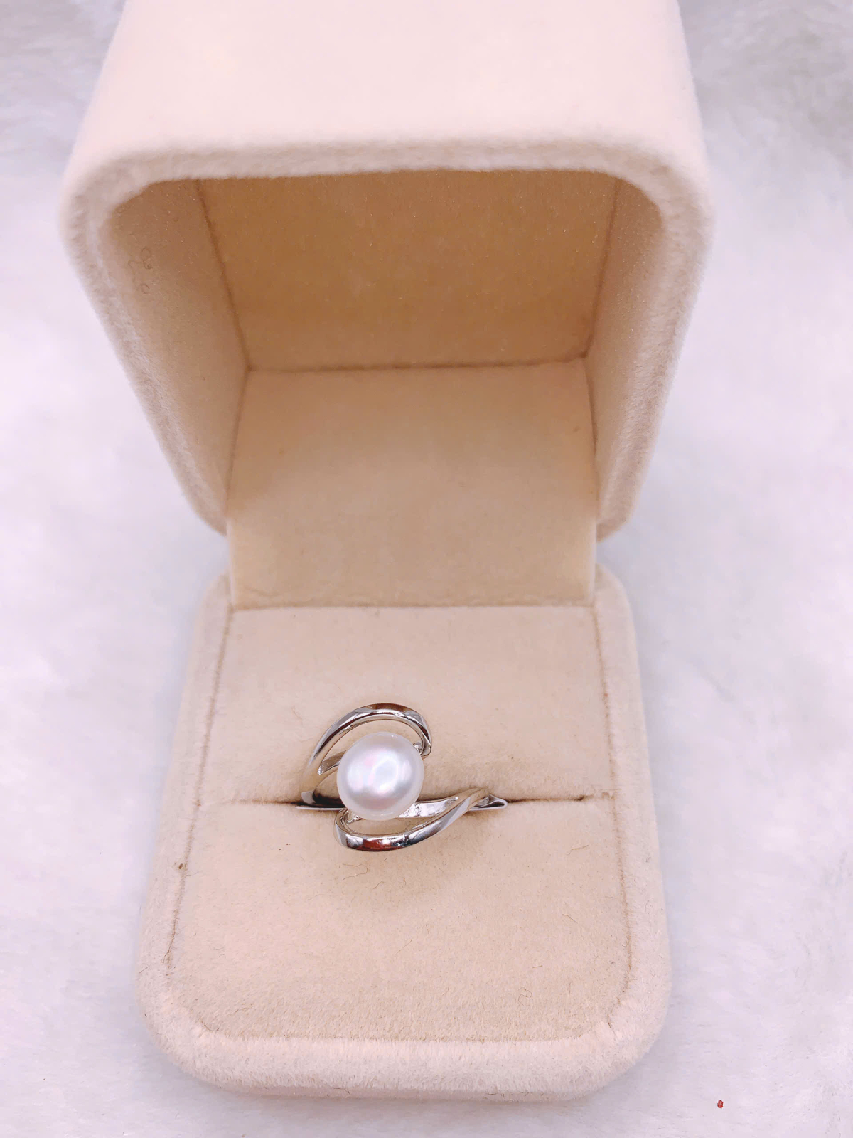 Nhẫn Ngọc Trai Bạc 925-GP342