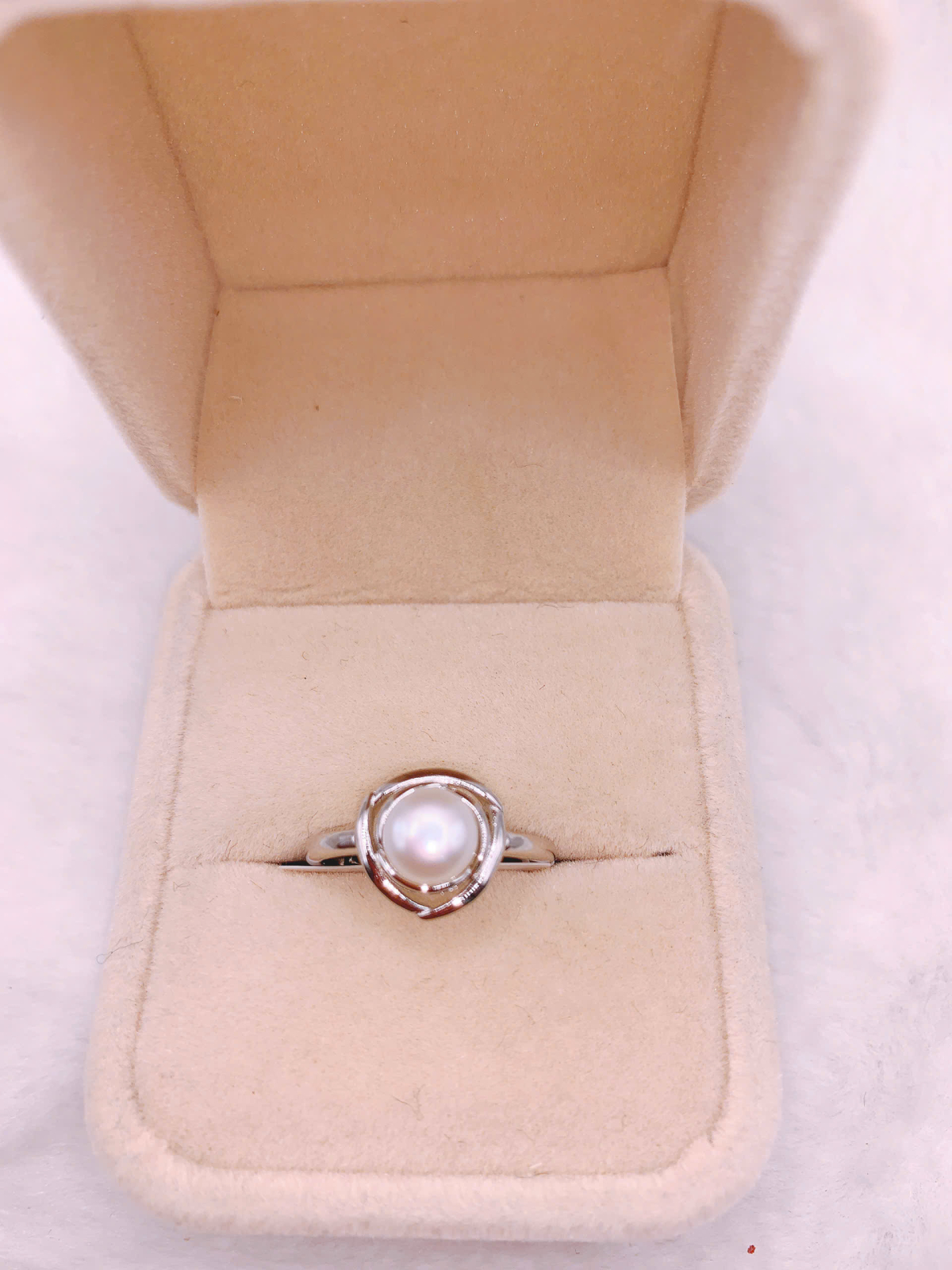 Nhẫn Ngọc Trai Bạc 925-GP1302