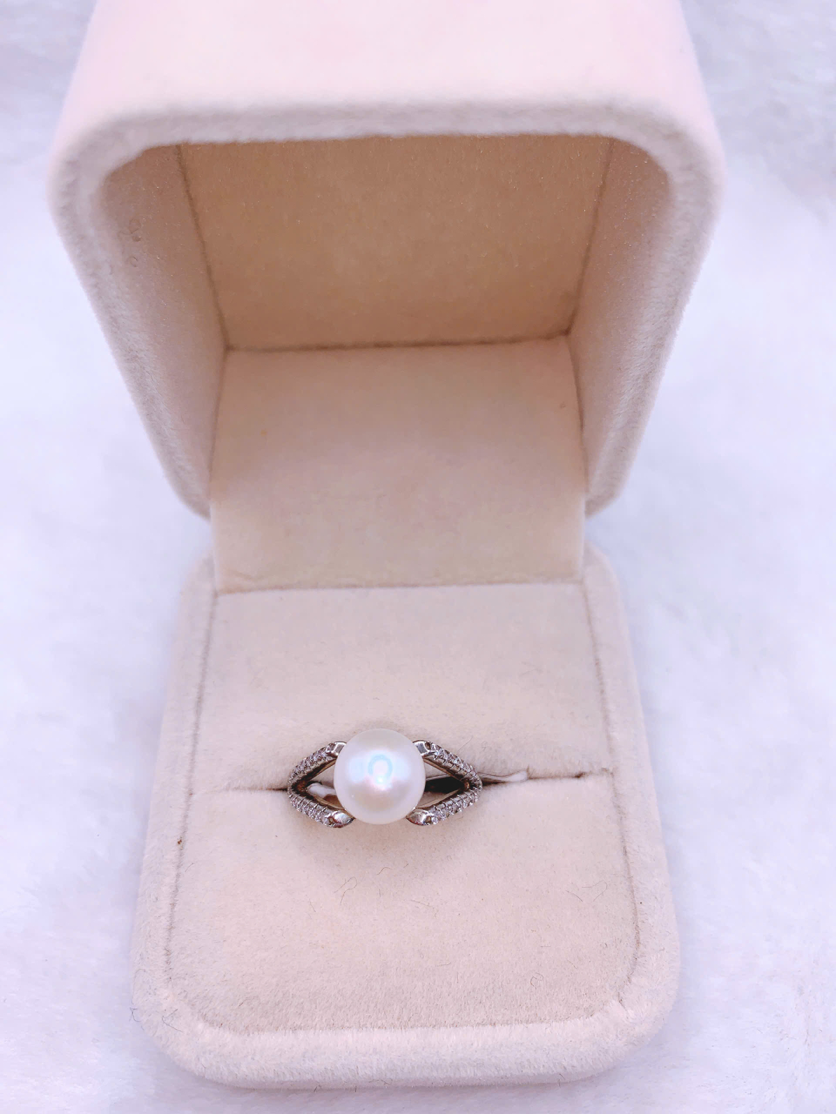 Nhẫn Ngọc Trai Bạc 925-FW025