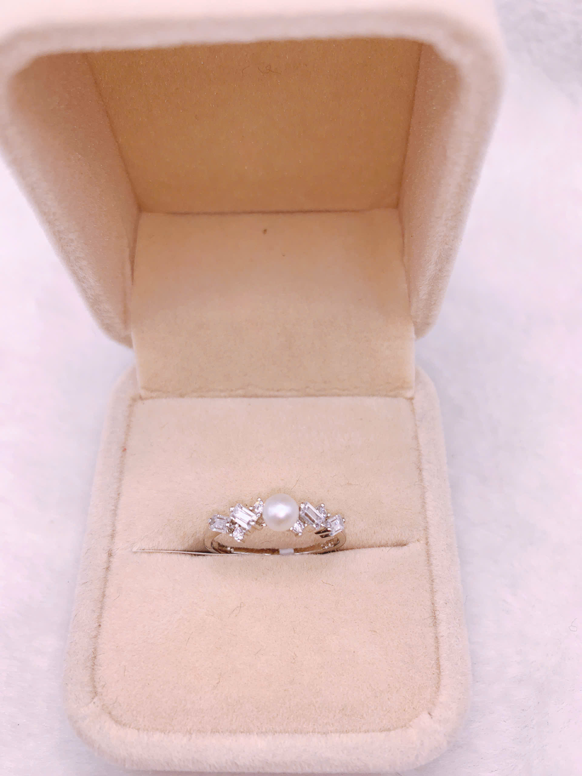 Nhẫn Ngọc Trai Bạc 925-GP589