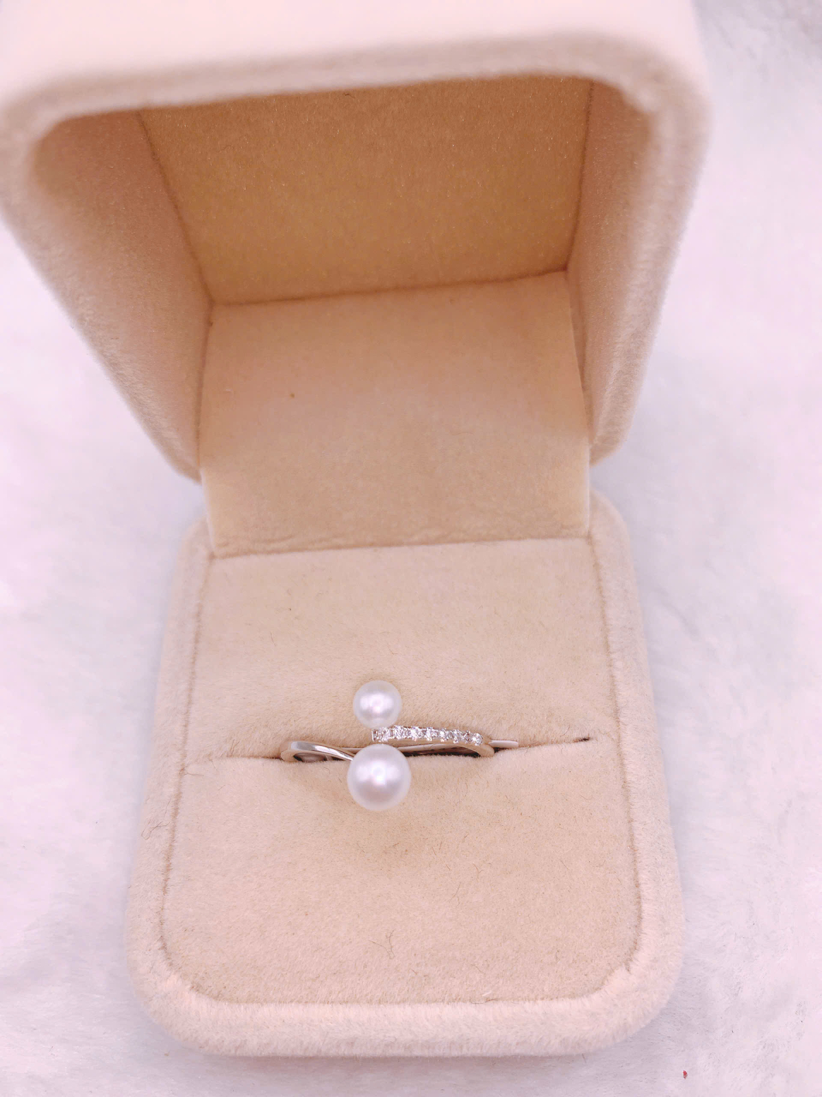 Nhẫn Ngọc Trai Bạc 925-GP318