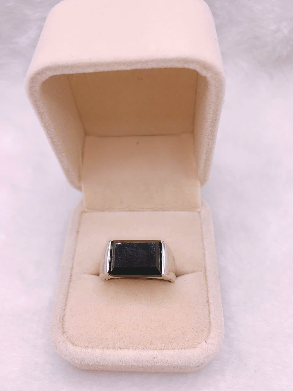 Nhẫn Ngọc Bích Canada Bạc 925 - NET094