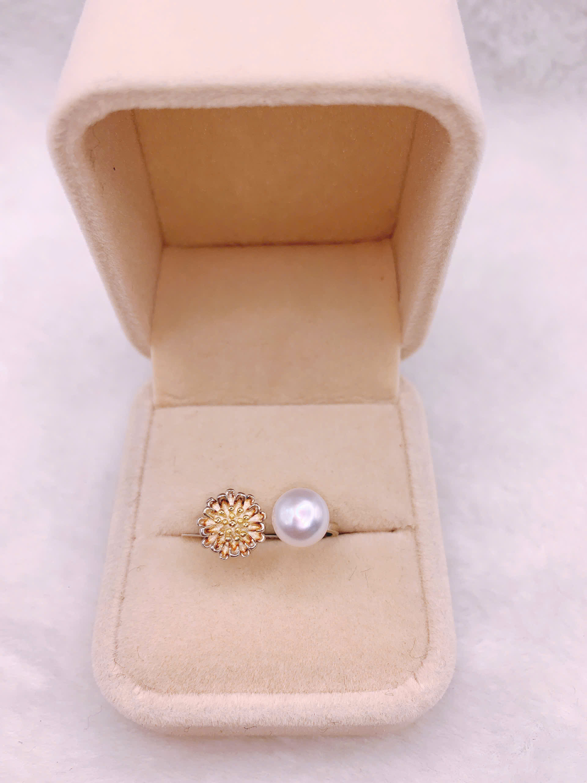 Nhẫn Ngọc Trai Bạc 925-FW050