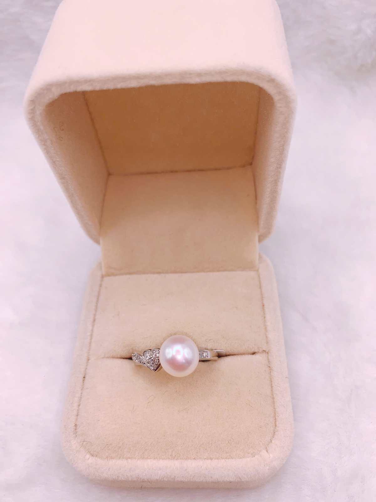 Nhẫn Ngọc Trai Bạc 925-GP162