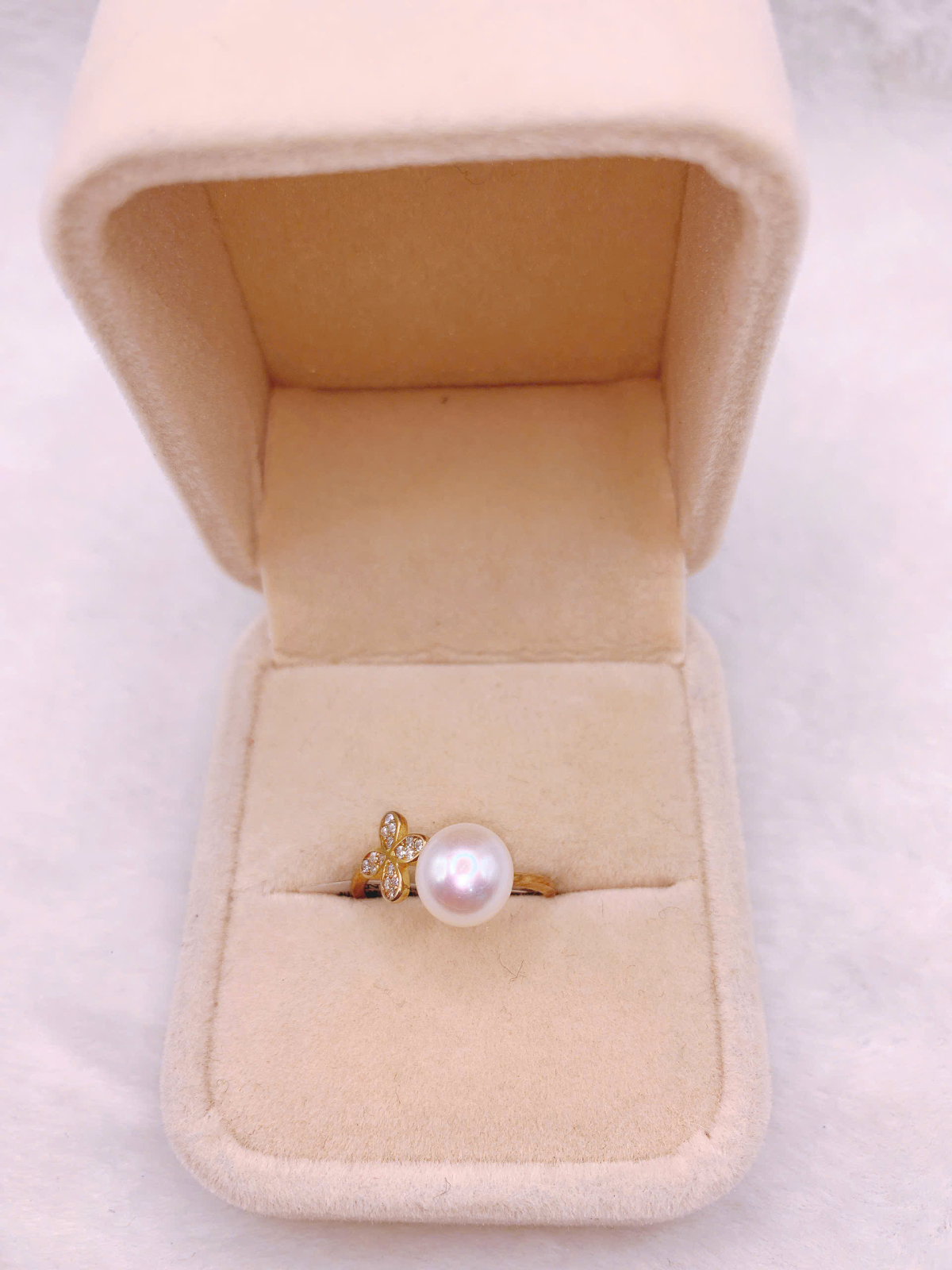 Nhẫn Ngọc Trai Bạc 925-FW066