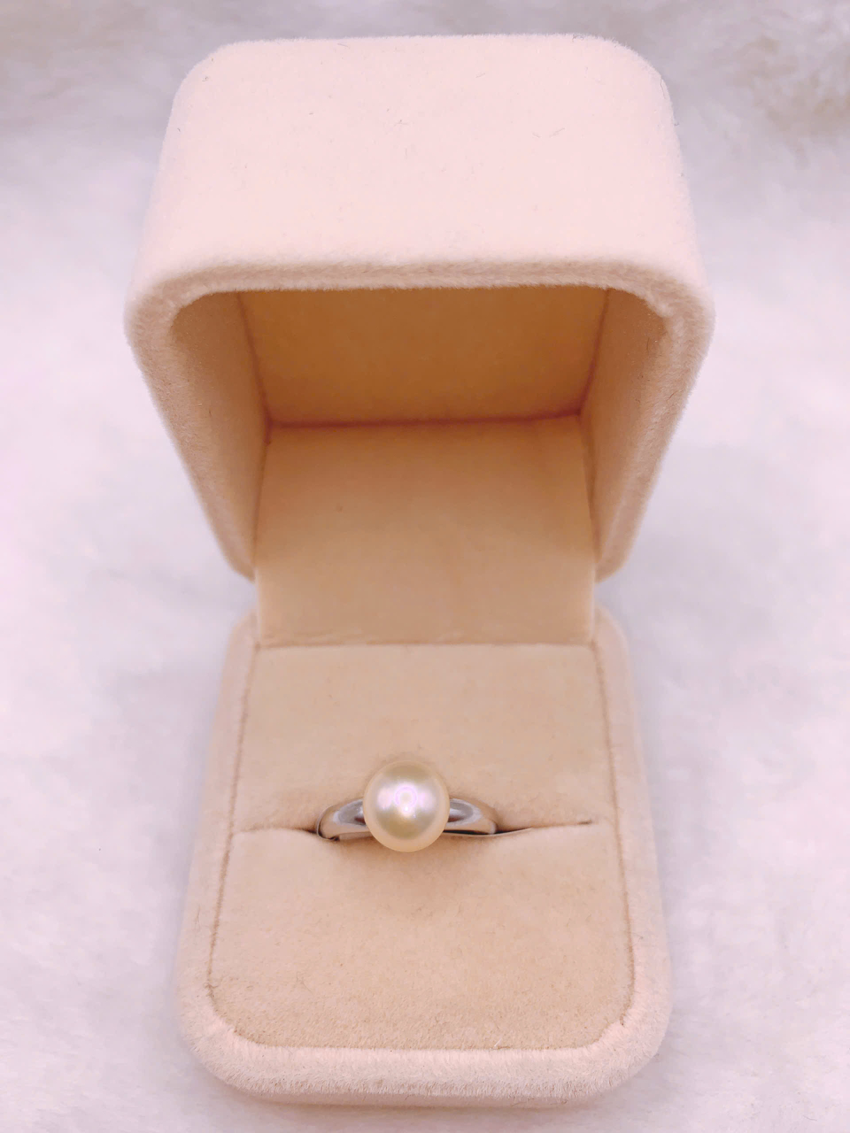 Nhẫn Ngọc Trai Bạc 925-GP013