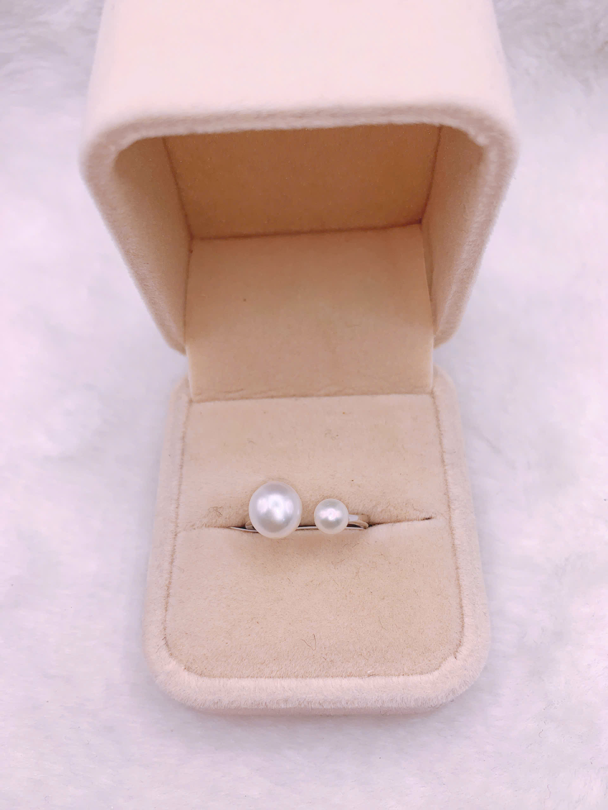 Nhẫn Ngọc Trai Bạc 925-GP374