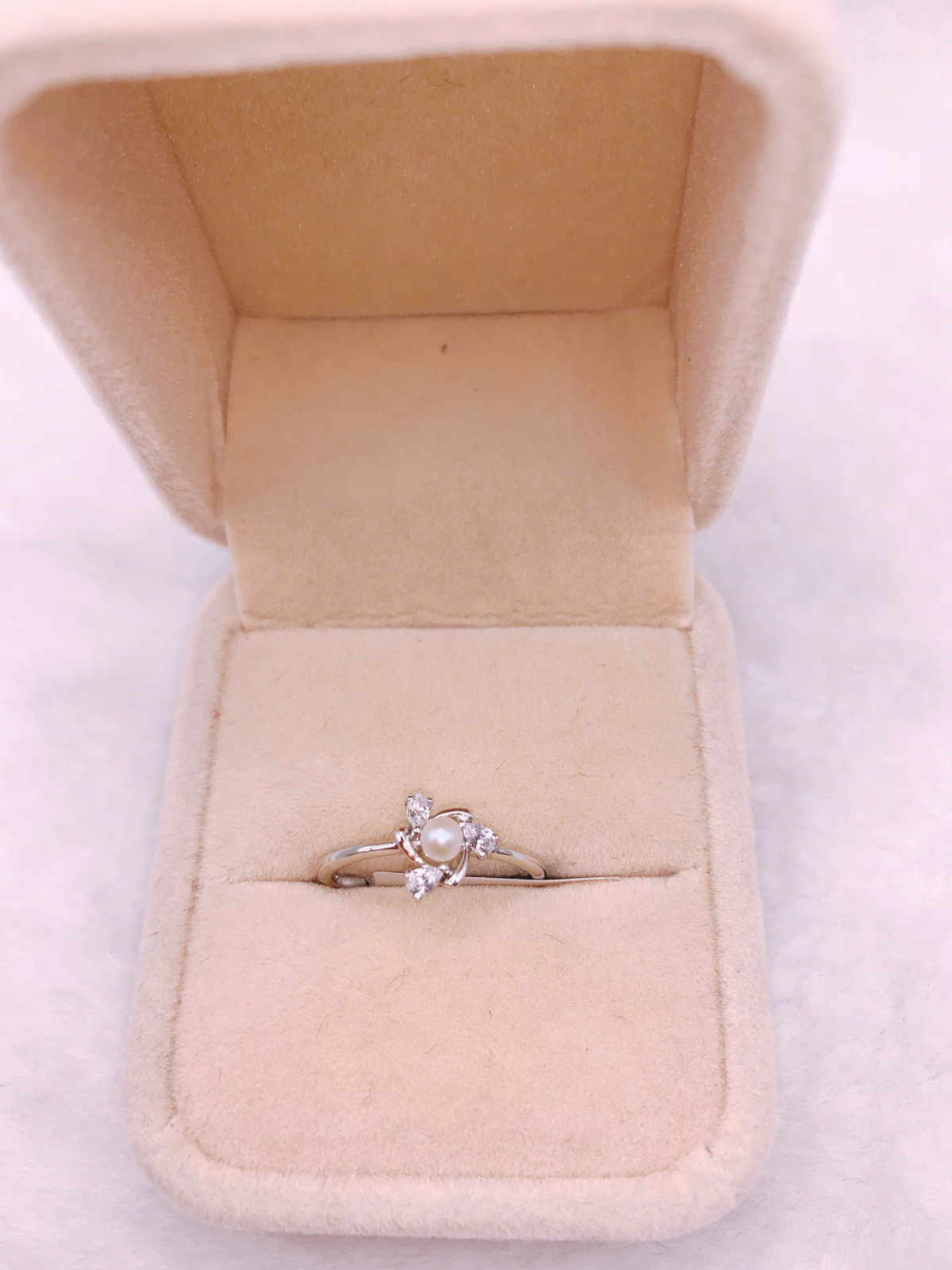 Nhẫn Ngọc Trai Bạc 925-GP570