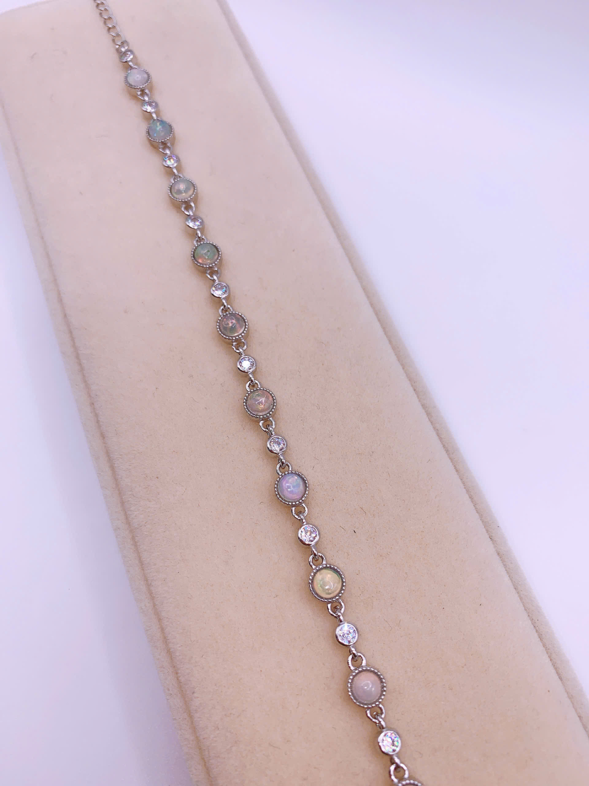 Lắc Tay Đá Opal Bạc 925 - BBO053