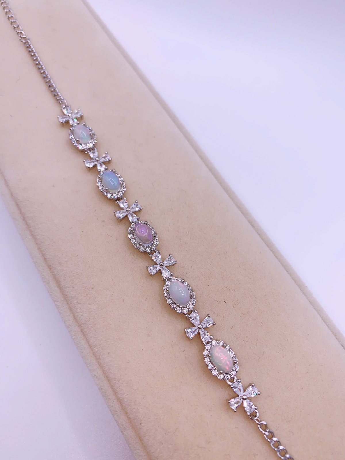 Lắc Tay Đá Opal Bạc 925 - BBO050