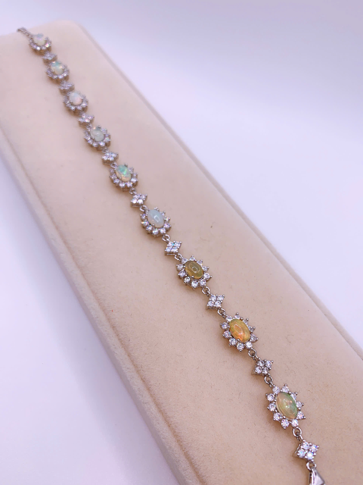Lắc Tay Đá Opal Bạc 925 - BBO015
