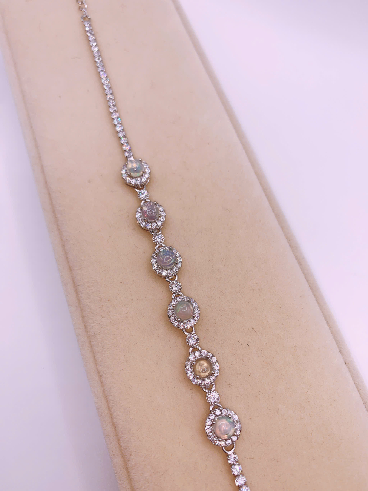 Lắc Tay Đá Opal Bạc 925 - BBO052