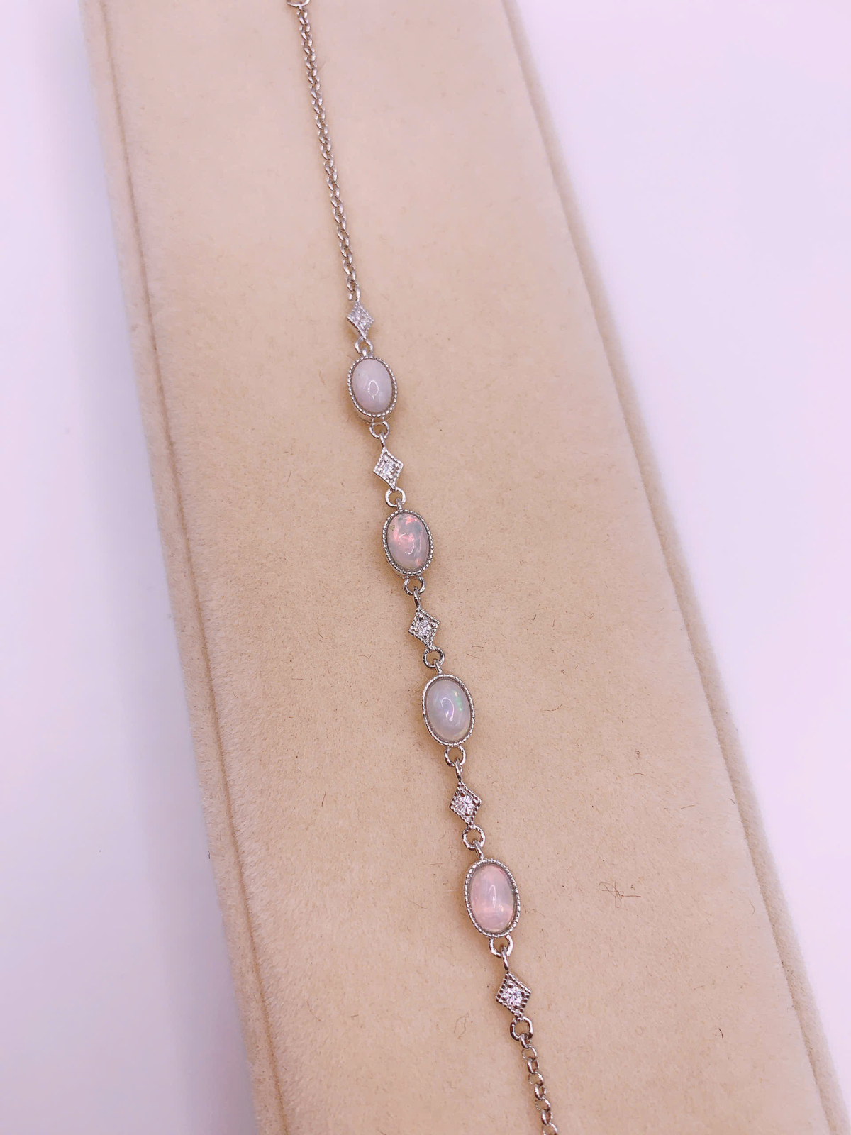 Lắc Tay Đá Opal Bạc 925 - BBO046