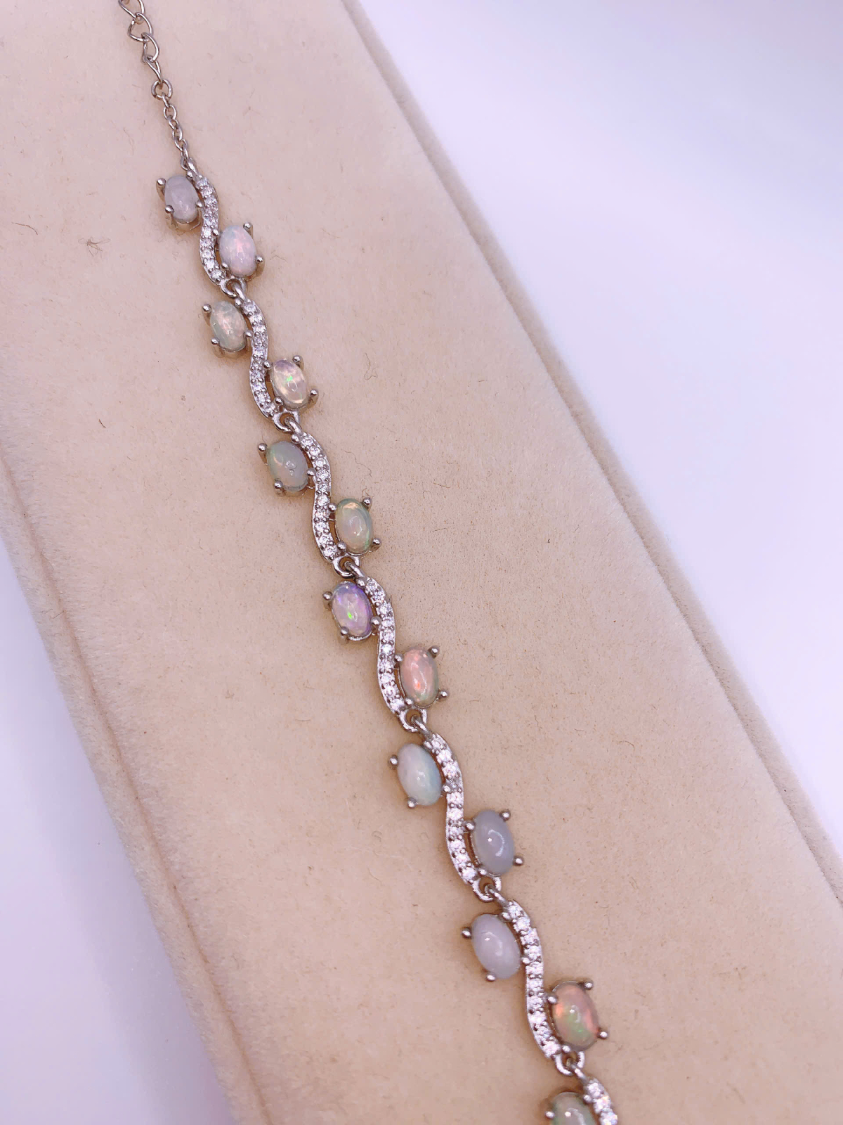 Lắc Tay Đá Opal Bạc 925 - BBO056