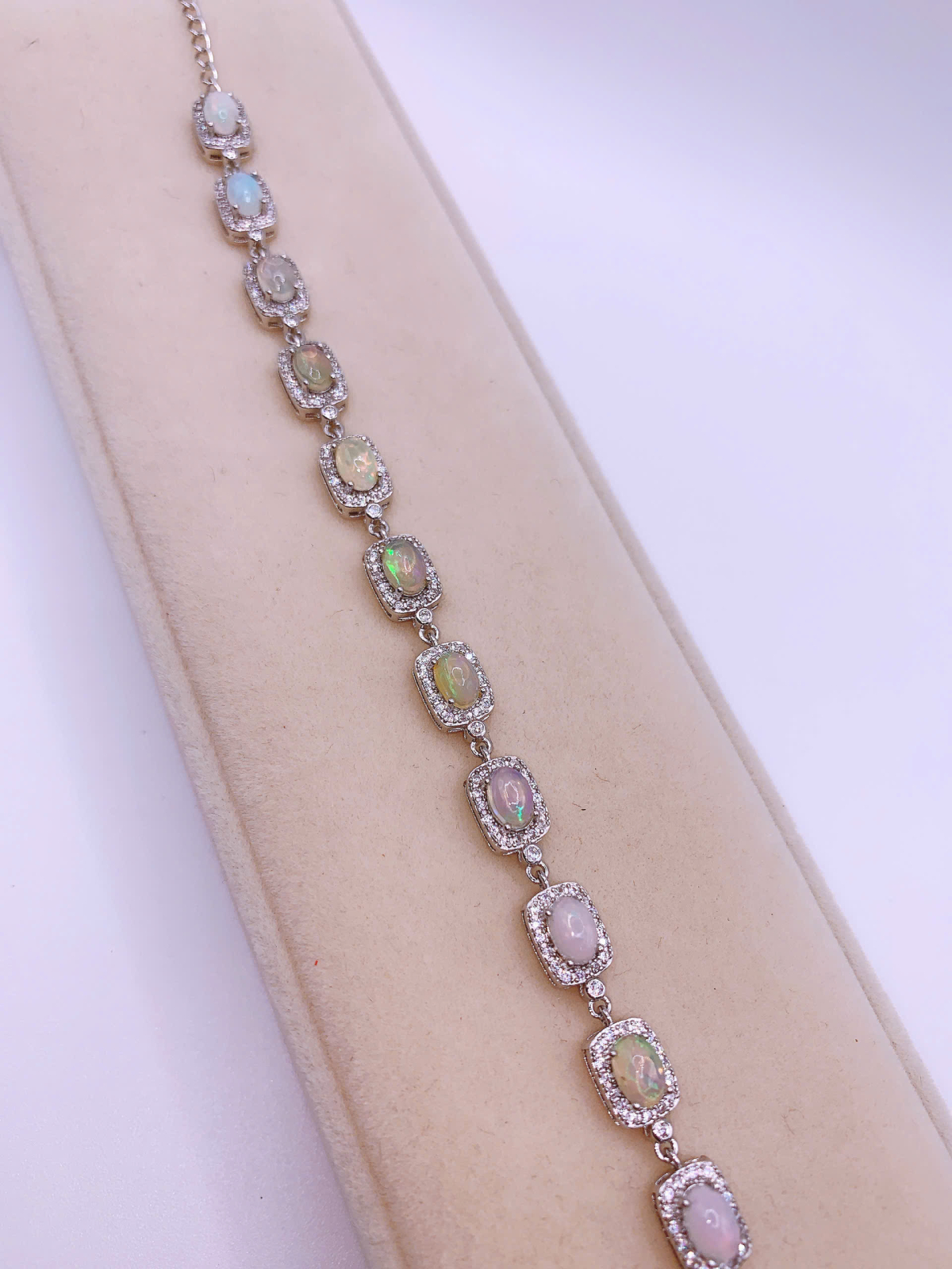 Lắc Tay Đá Opal Bạc 925 - BBO014