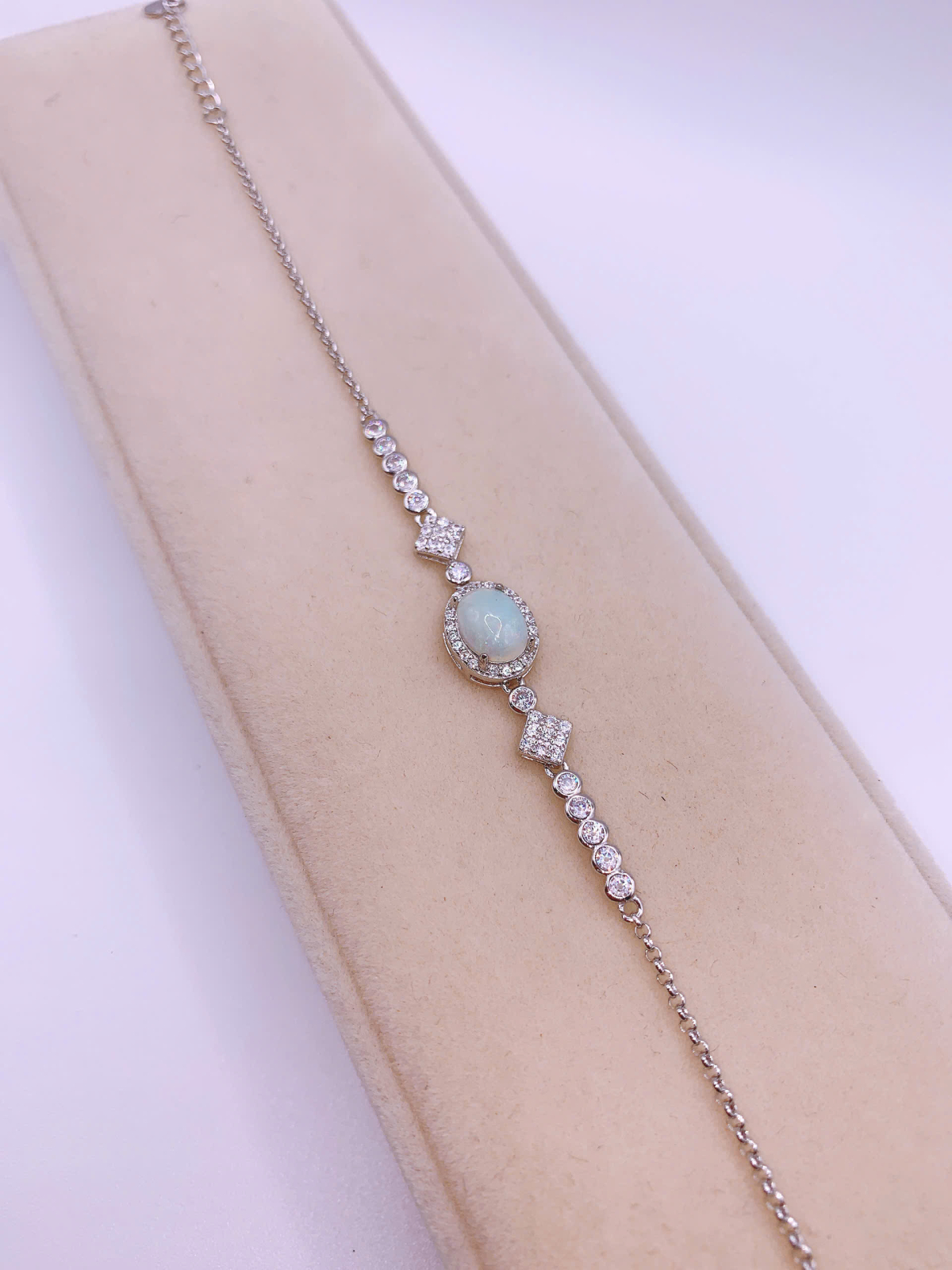 Lắc Tay Đá Opal Bạc 925 - BBO057