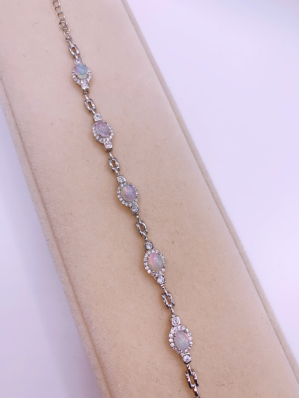 Lắc Tay Đá Opal Bạc 925 - BBO051
