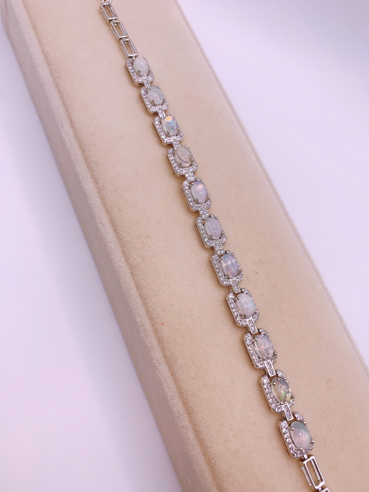 Lắc Tay Đá Opal Bạc 925 - BBO010