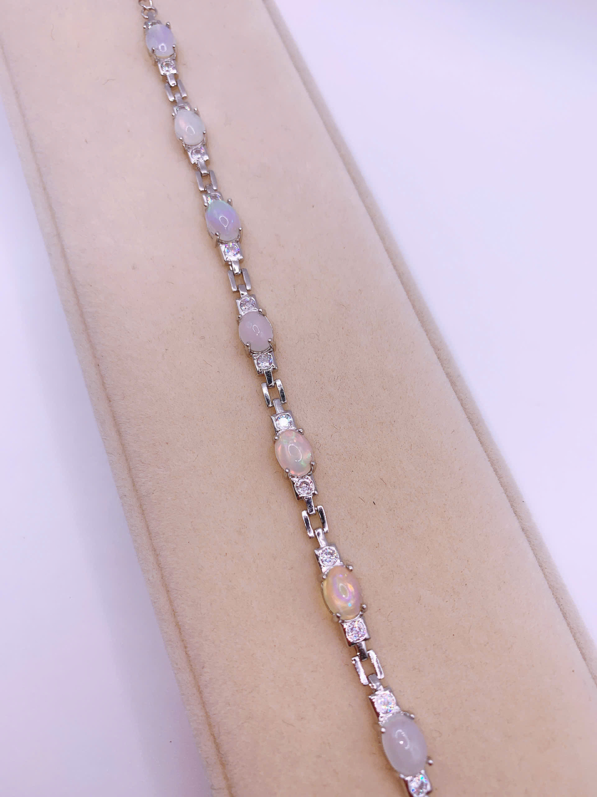 Lắc Tay Đá Opal Bạc 925 - BBO011