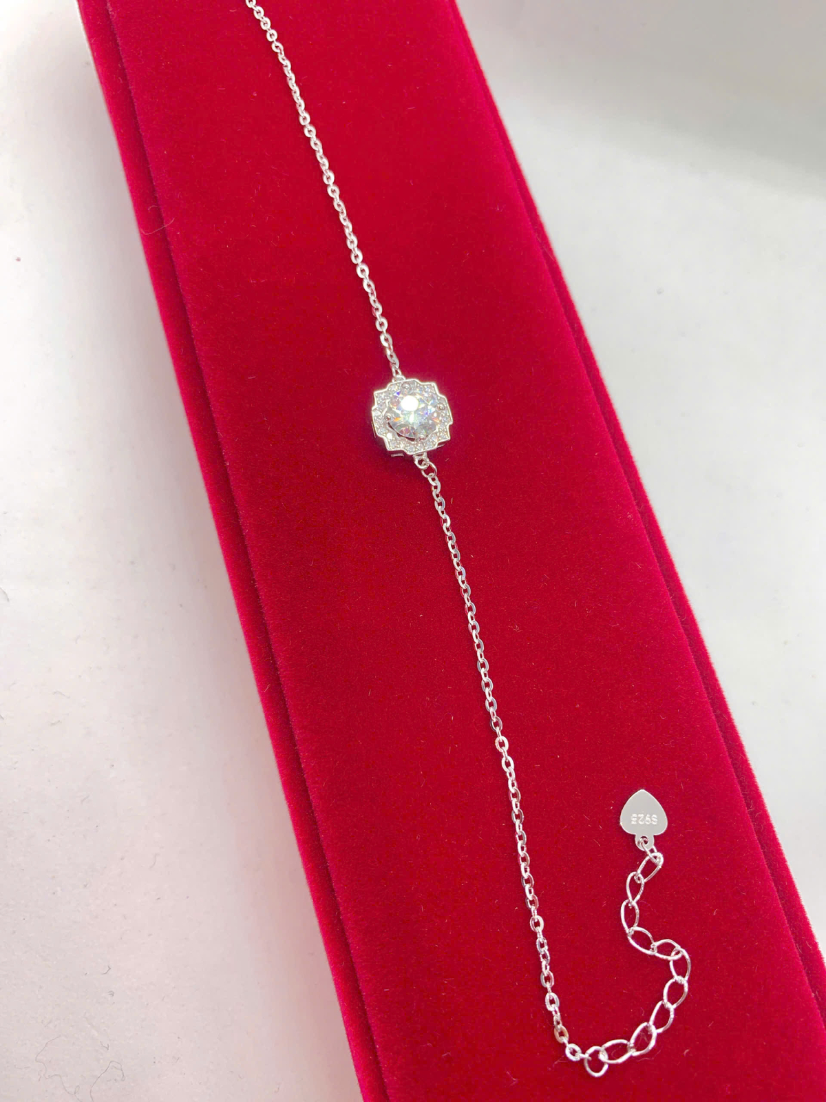 Lắc Tay Đá Moissanite Bạc 925 - BMX024