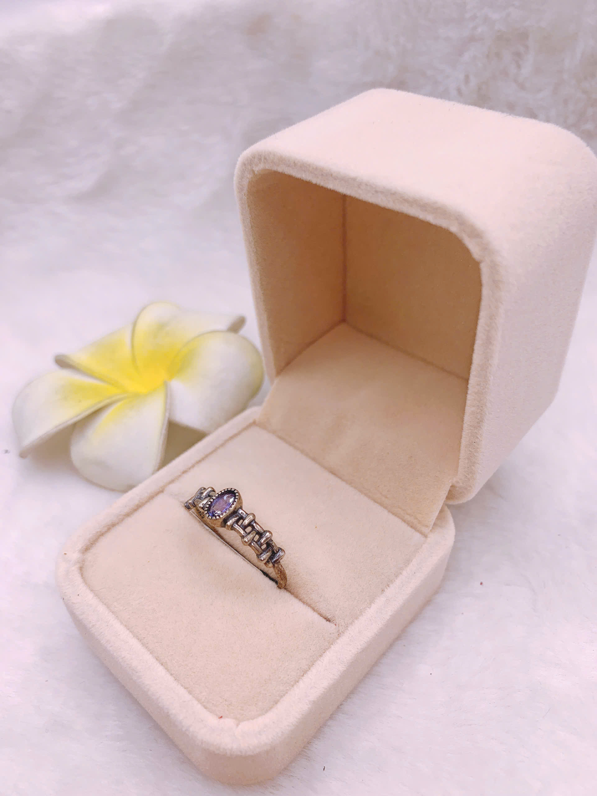 Nhẫn Đá Tanzanite Bạc 925 - RTZ018