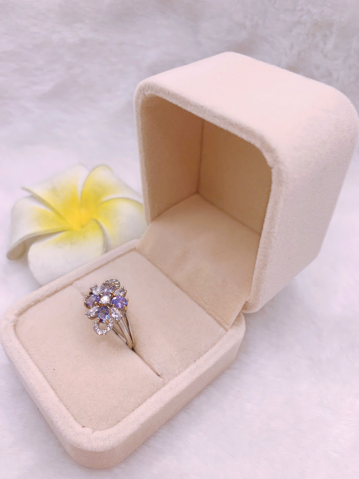 Nhẫn Đá Tanzanite Bạc 925 - RTZ028