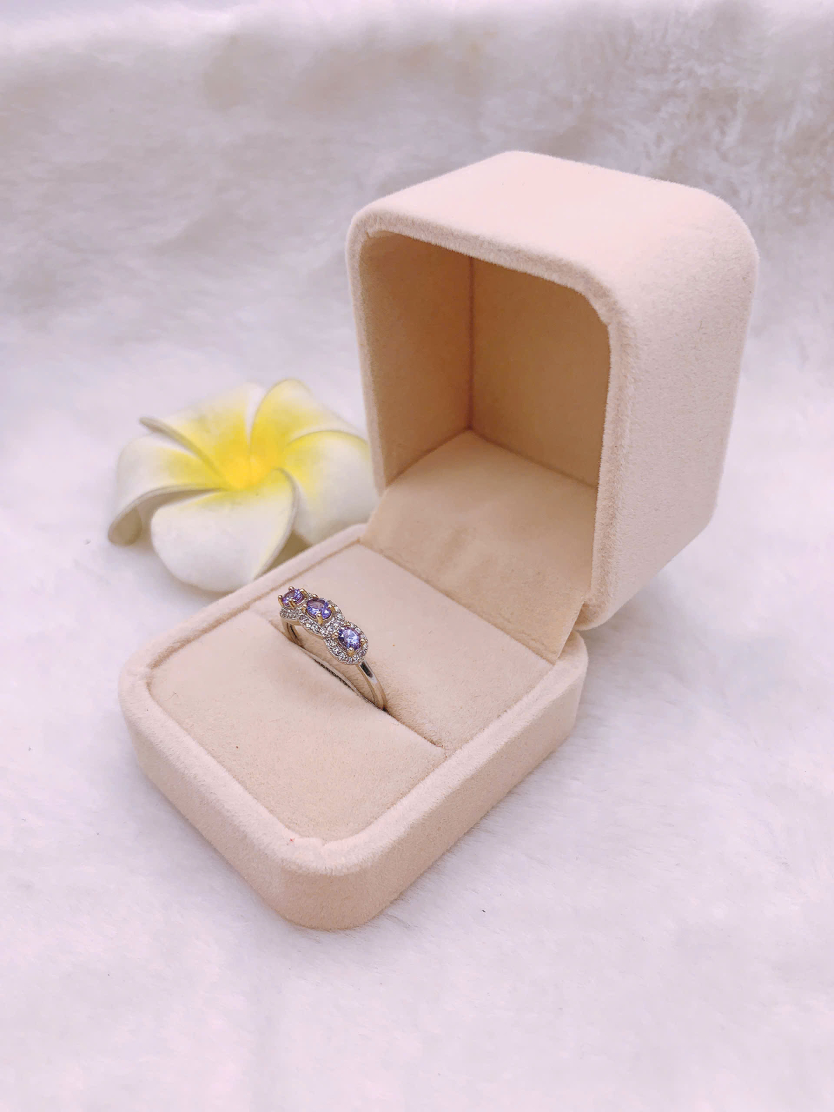 Nhẫn Đá Tanzanite Bạc 925 - RTZ035