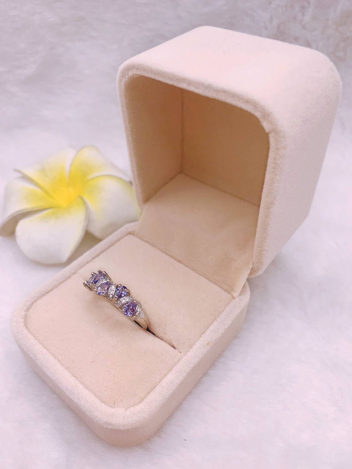 Nhẫn Đá Tanzanite Bạc 925 - RTZ048