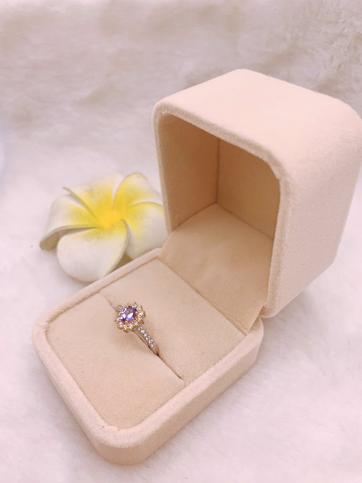 Nhẫn Đá Tanzanite Bạc 925 - RTZ041