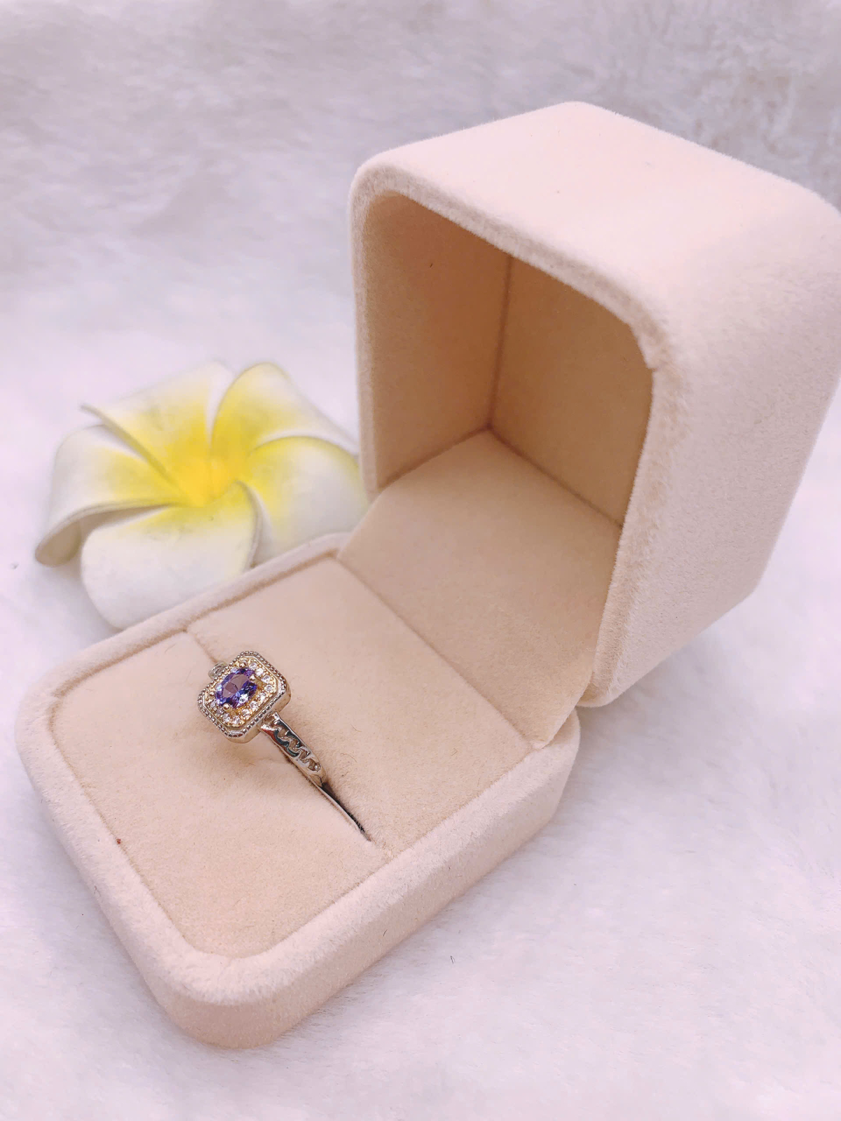 Nhẫn Đá Tanzanite Bạc 925 - RTZ070