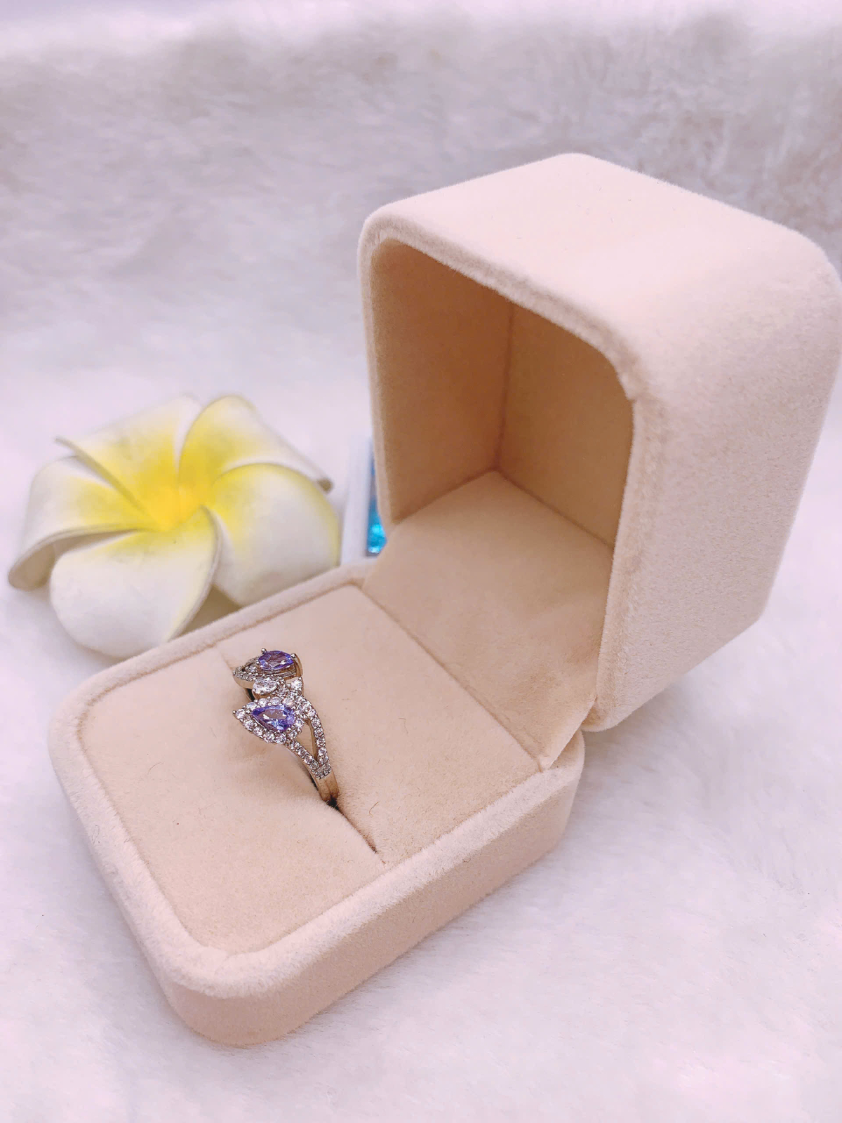 Nhẫn Đá Tanzanite Bạc 925 - RTZ047