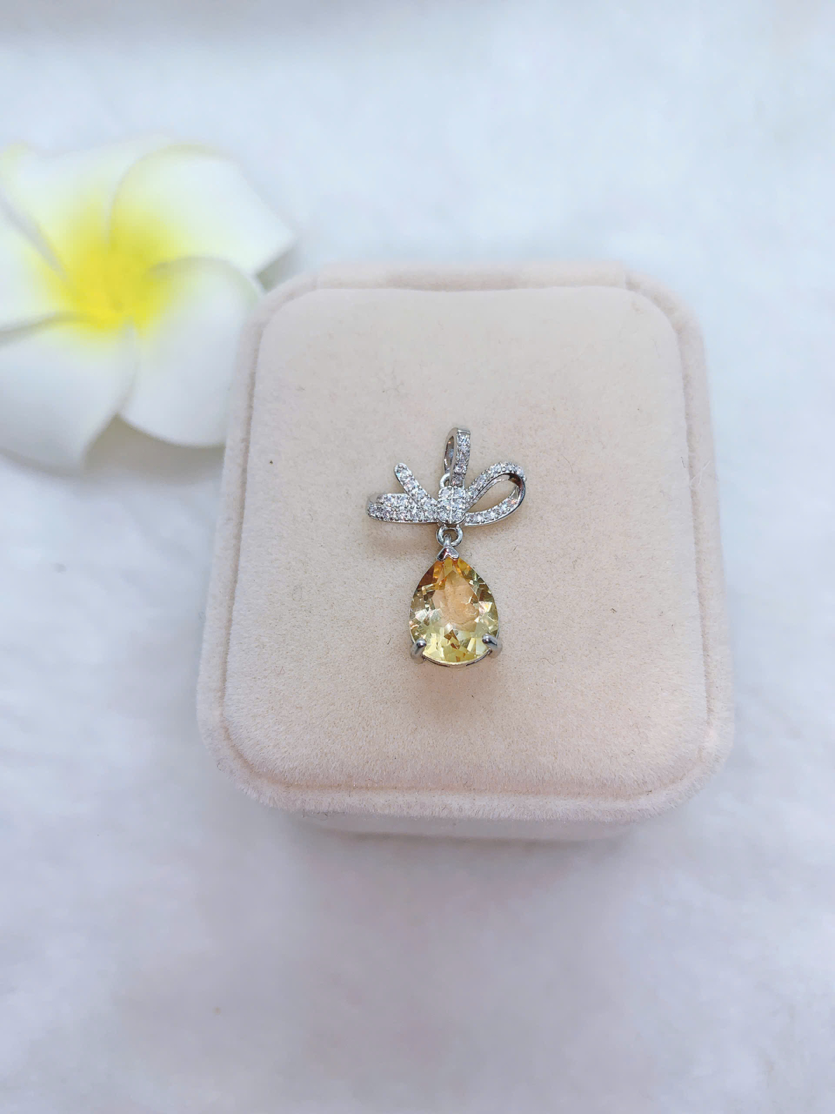 Mặt Dây Chuyền Citrine Bạc 925 - PCT101