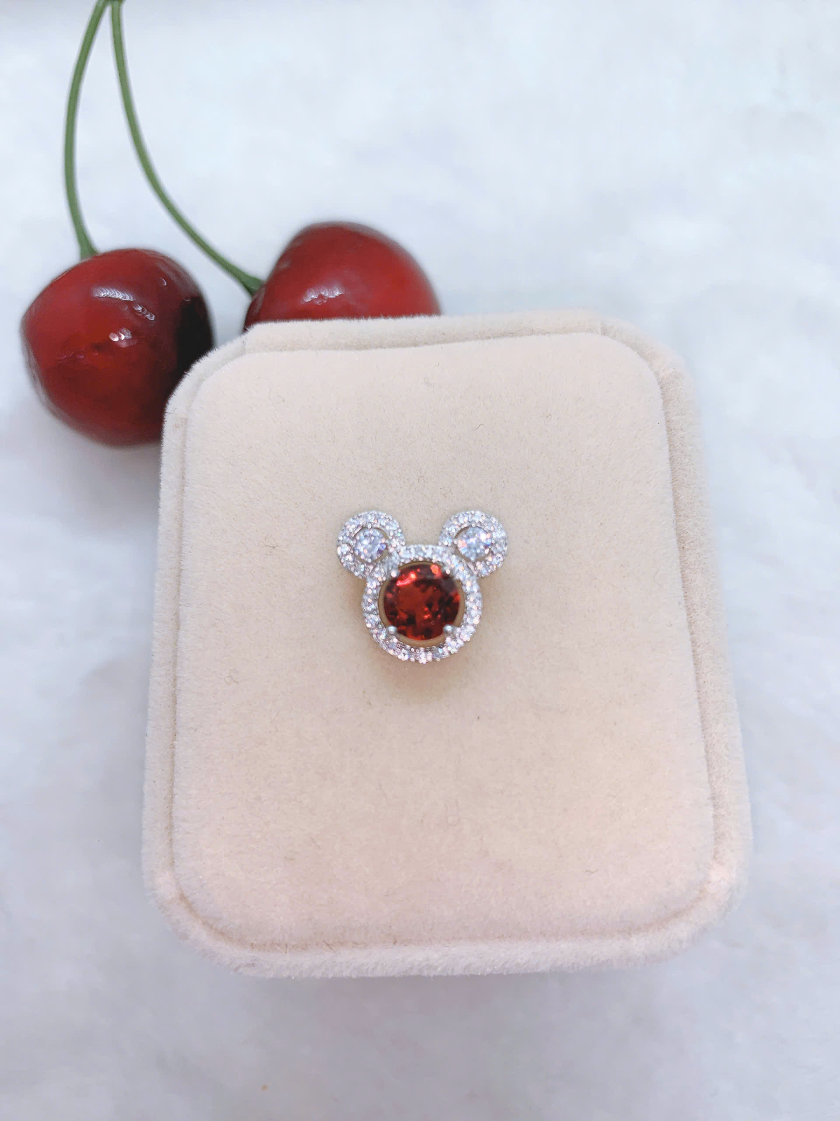 Mặt Dây Chuyền Đá Garnet Bạc 925 - PGN87
